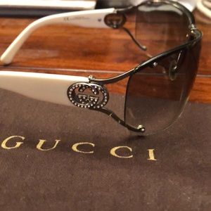 White Gucci Sunglasses